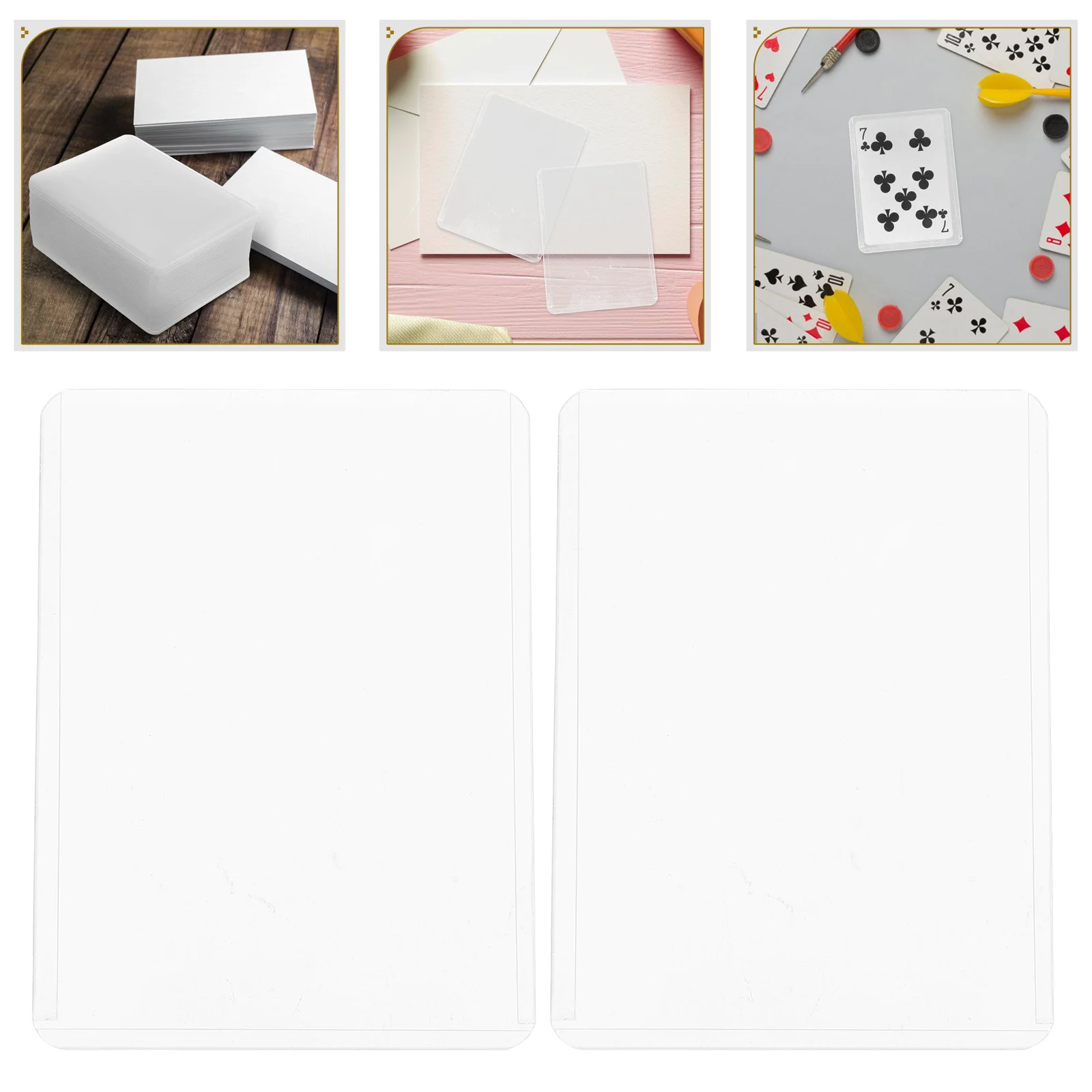 

25 Pcs Card Protection Case Baseball Brick Sleeve Protectors Hard Plastic HD Sleeves Shipping Supplies Clear Holder Game