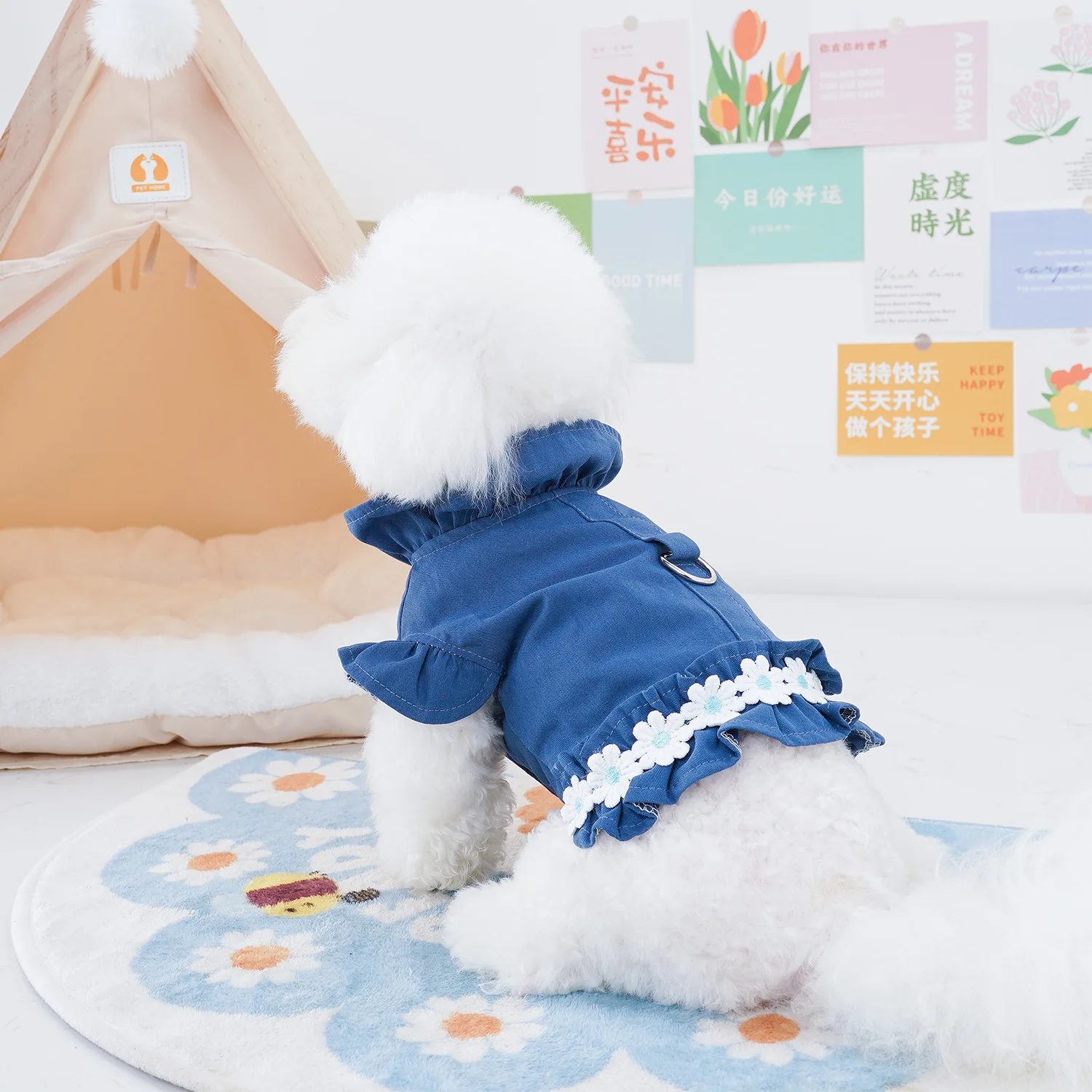 Spring Summer Puppy Clothes Teddy Small Dogs Cats Clothing Pet Supplies