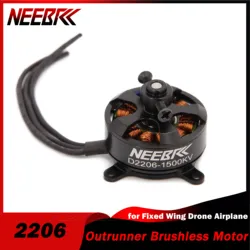 2206 motore Brushless 1500KV 2-3S per RC FPV Drone ad ala fissa aereo Quadcopter Multicopter UAV ESC regolatore di velocità