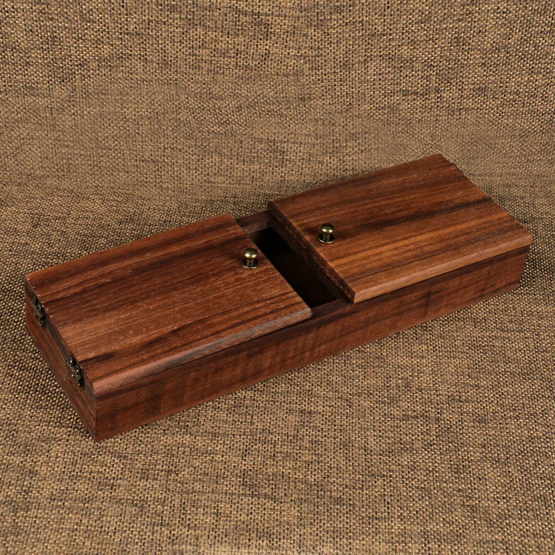 Boîte à cartes coulissante de comédie, boîte à cartes coulissante de comédie, boîte à tirer, accessoire de gros plan à travers les tours de magie, comédie, Poker, disparition, Gimmick