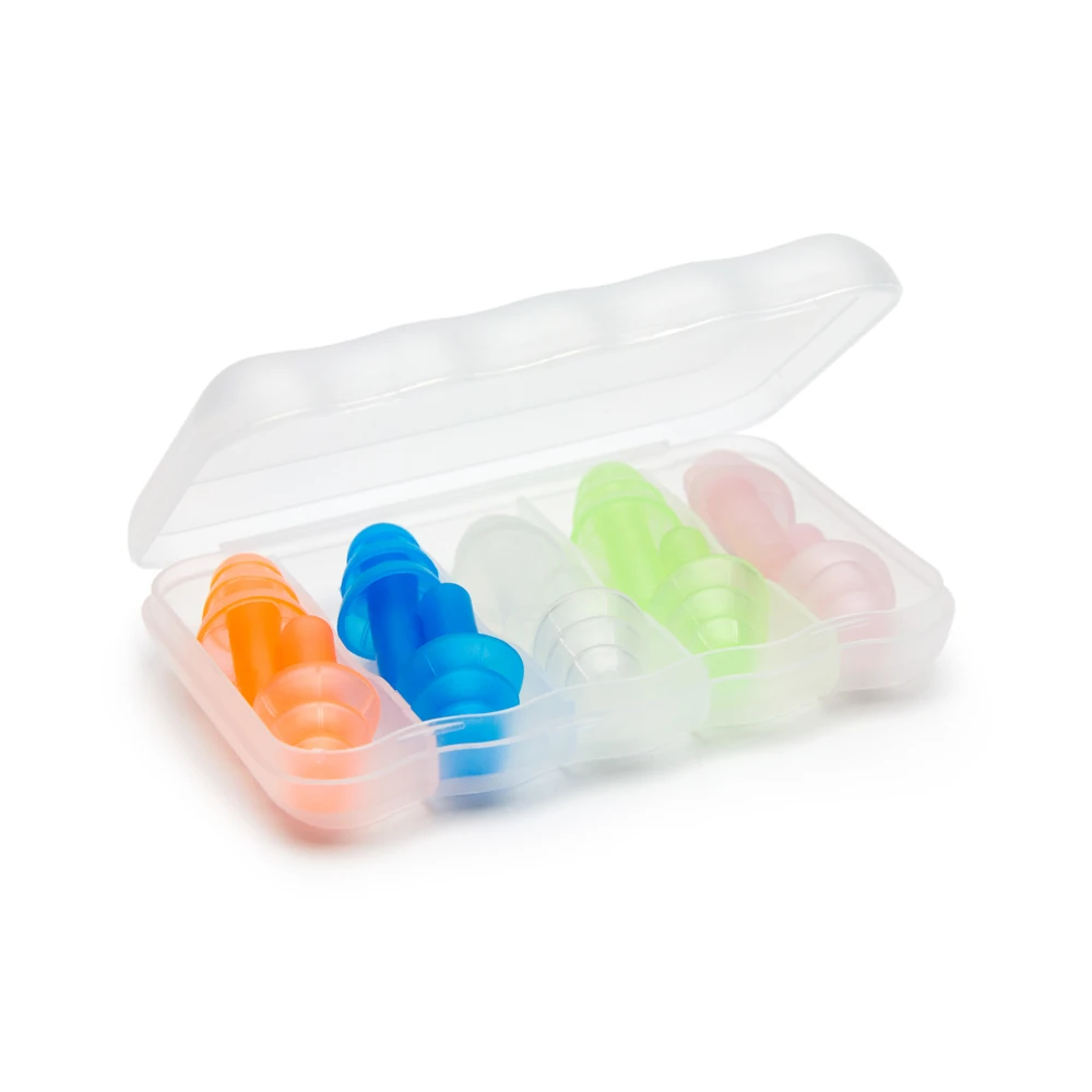 5Pairs Soundproof Earplugs 3 Layer Silicone Earplugs Waterproof Swimming Ear Plugs for Sleeping Noise Reduction Ear Protector image 3
