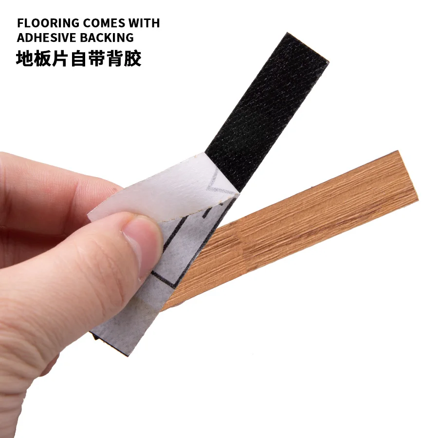 10 stücke Simulation Miniatur Holzboden Modell Spielzeug Architektur Baumaterialien Puppenhaus Dekor Diy Modellbau für Diorama