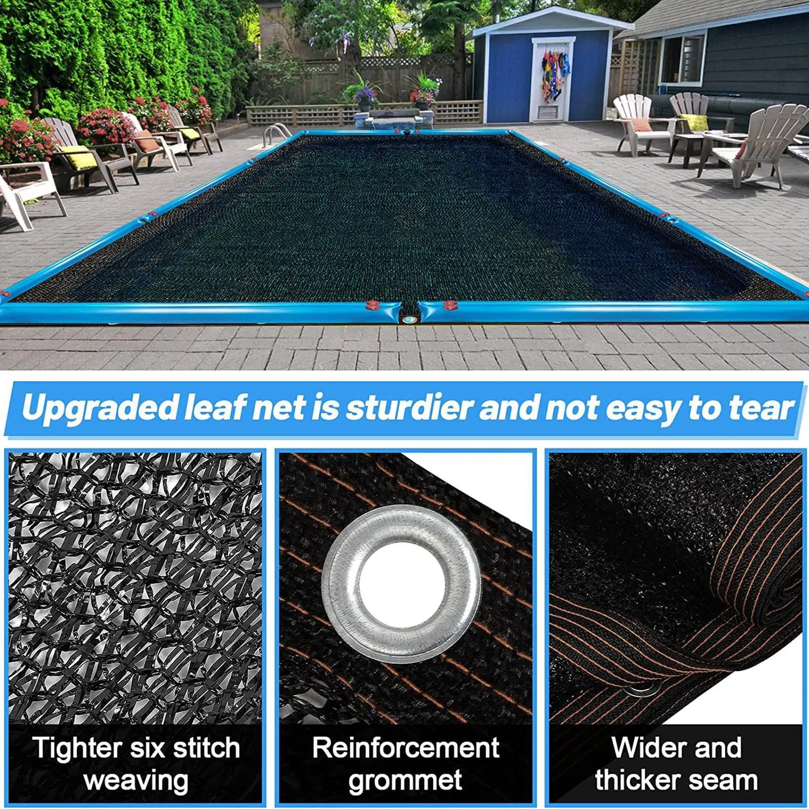Screen Pool Leaf Net Cover Swimming Pool Leaf Fine Mesh Netting Sunshade Screen For Gardeners Grandpa Grandma Mother Family