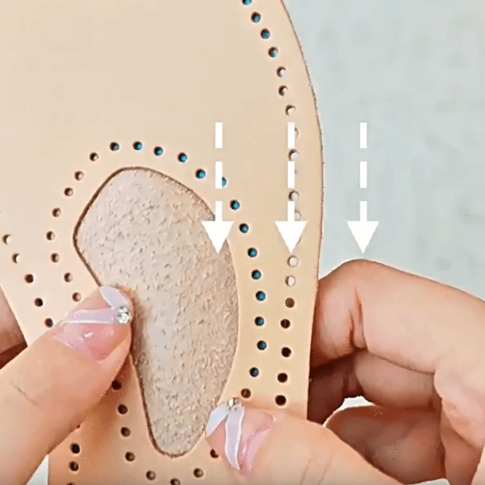 

Shoe-pad Women Sandal Insoles Cowhide Soft Bottom High-heeled Shoes Insoles Shock Absorption Sweat Absorption Shoes Stickers Pad