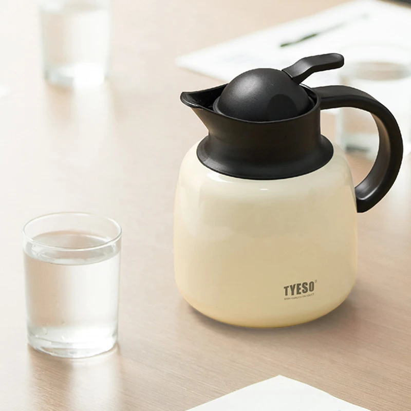 

Изолированный термос из нержавеющей стали 304 в форме тыквы со съемным заварочным устройством для чая, бутылка для напитков большой емкости с горячей и холодной водой