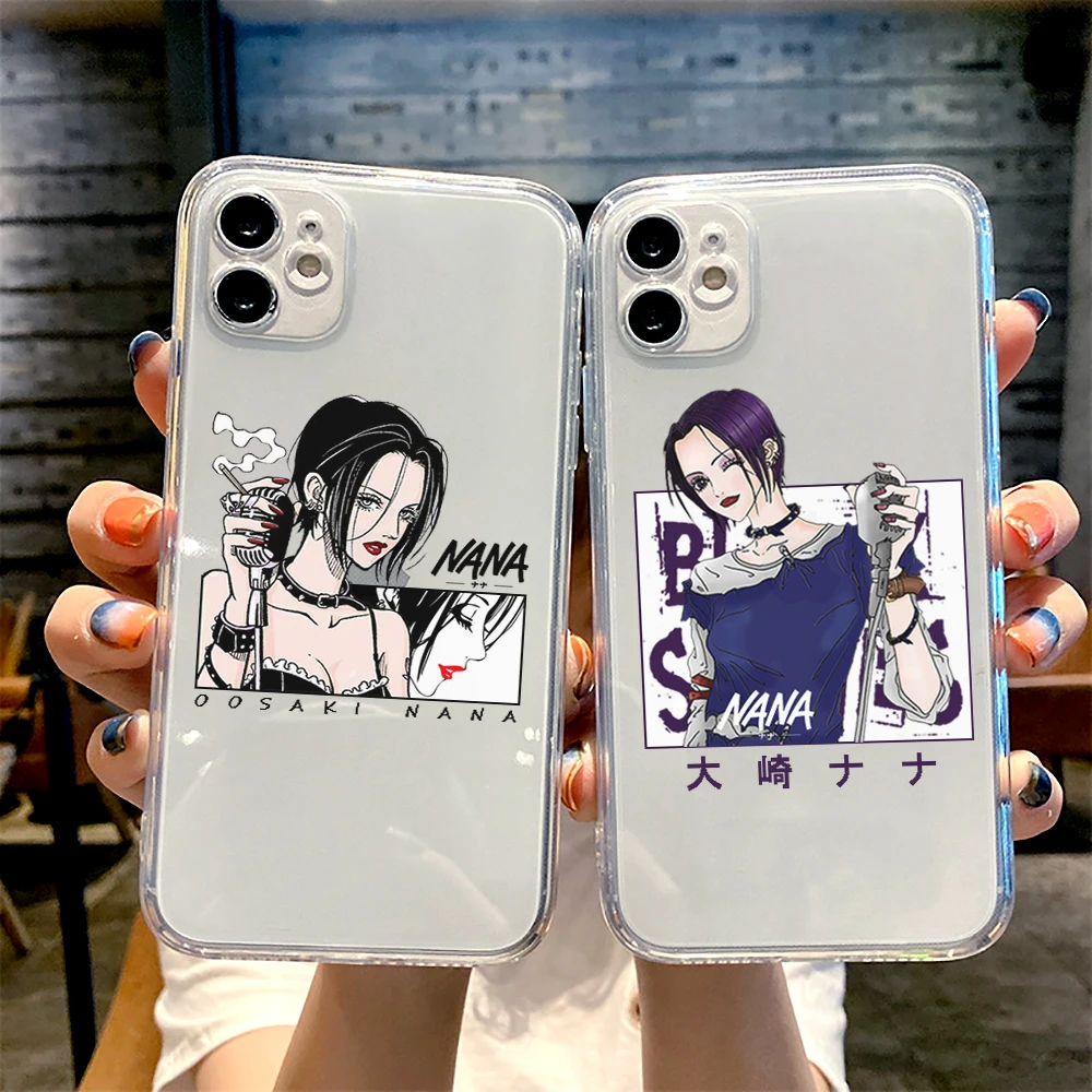 

Japan Anime Oosaki Nana Phone Case for iPhone 16 15 14 13 12 11 Pro Max Mini X XS XR 7 8 Plus 16E SE4 Shockproof Cover Fundas