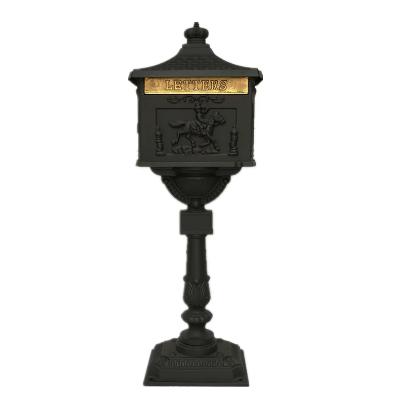 Vintage Wrangler Design Post Letter Box, Mail Postbox Mailboxes, Creative Mailboxes