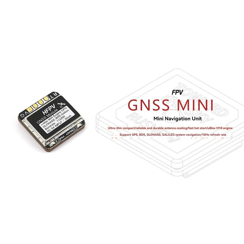 

GNSS MINI M10 GPS-модуль UBX NMEA, двойной протокол, скорость 10 Гц, встроенная антенна для FPV RC самолета Long Range-Y47A