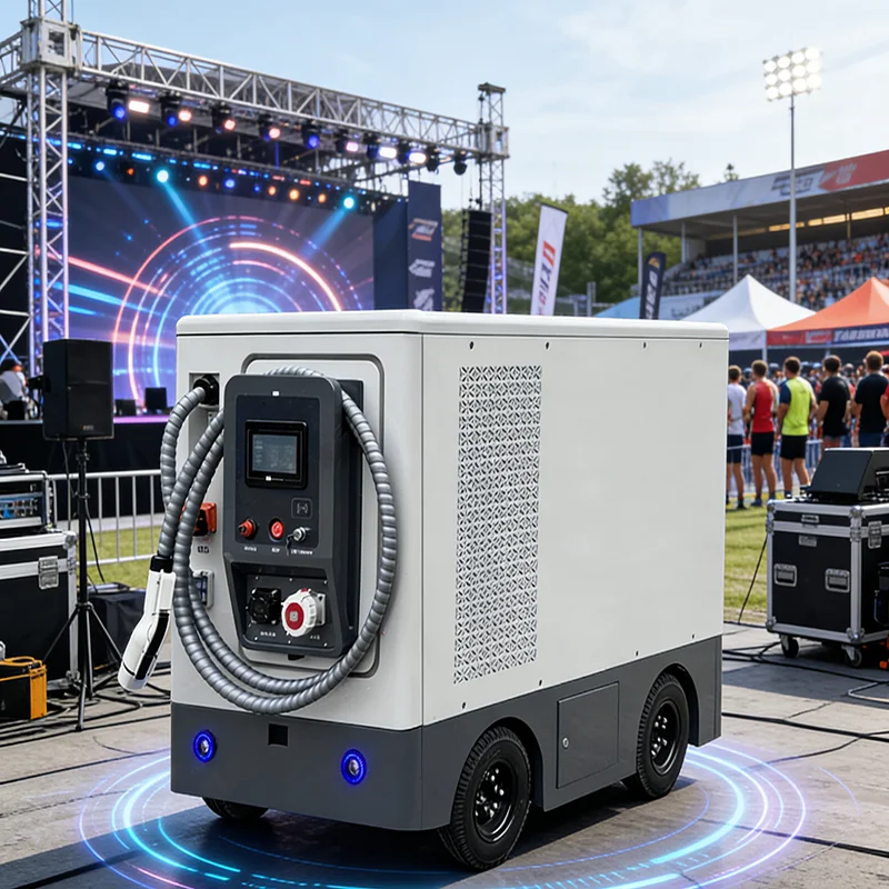 Customized Mobile Energy Storage System Car 150KW Intelligent Management Vehicle For Park Commercial Building Peak Load Shaving