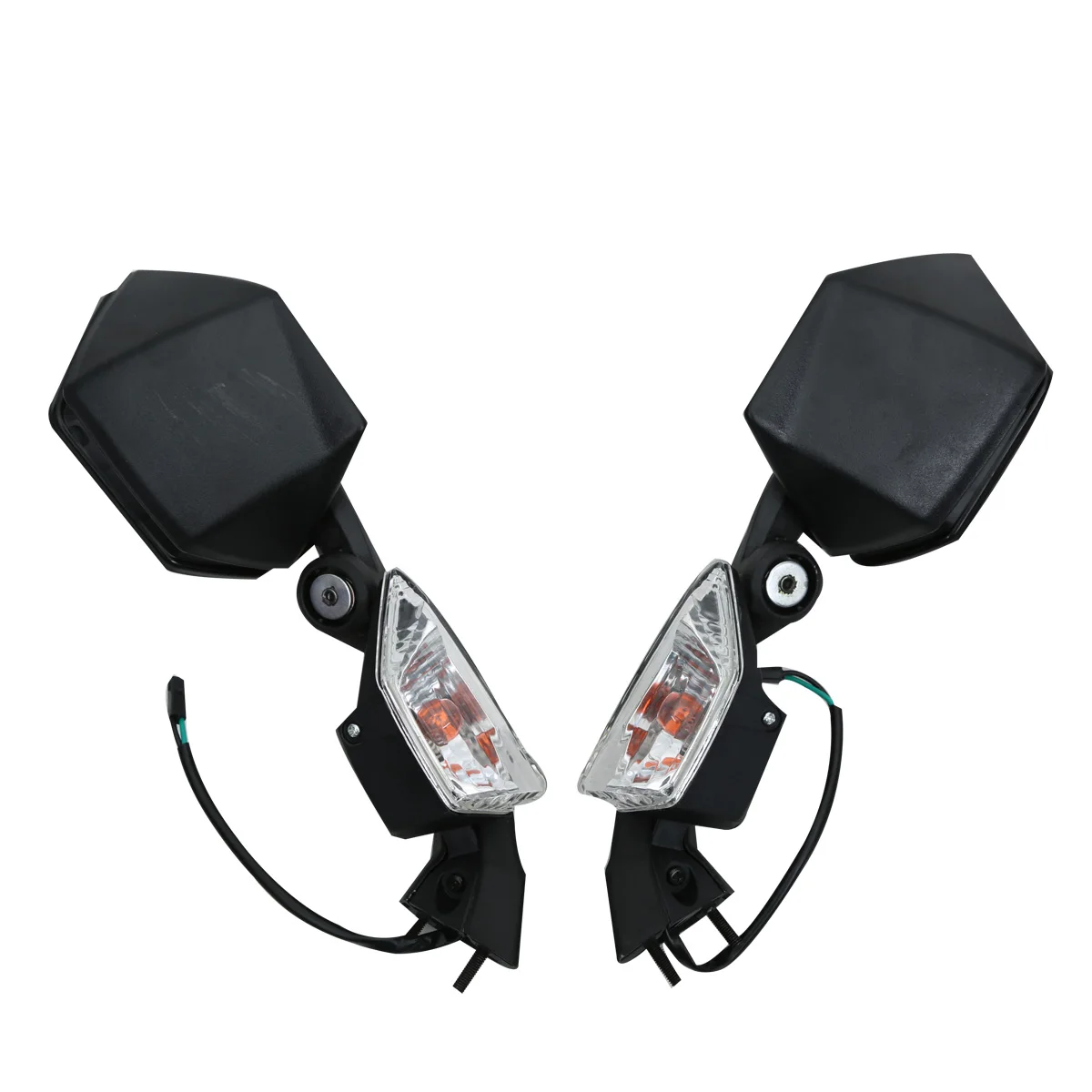 

Motorcycle Rearview Mirrors Turn Signal For Kawasaki Ninja ZX-10R 2004-2010 ZX 6R 2005-2008