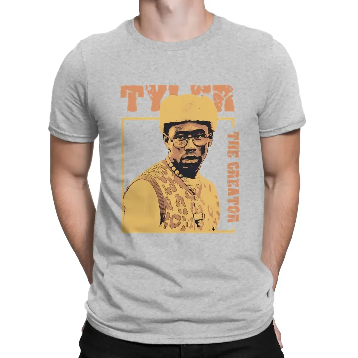 Tyler RAP The Creator O Neck Short Sleeve Fabric T Shirt Singer Man's TShirt  Funny High Quality Gift Idea harajuku  streetwear