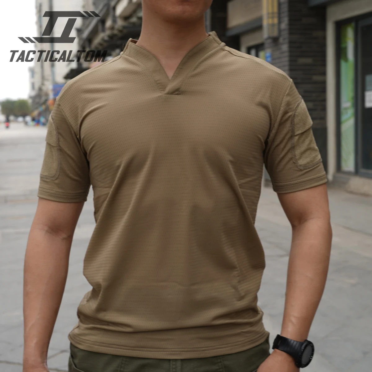 

Tactical Tom quick drying,comfortable,durable short sleeved summer T-shirt,suitable for outdoor sports training combat uniforms