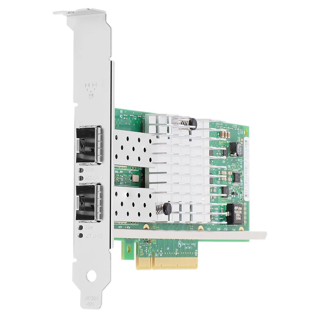 PCI Express 2.0 X8 10G Gigabit Ethernet Network Card Dual SFP+ Full Half Duplex Auto For Cloud Computing HPC NAS Storage Server