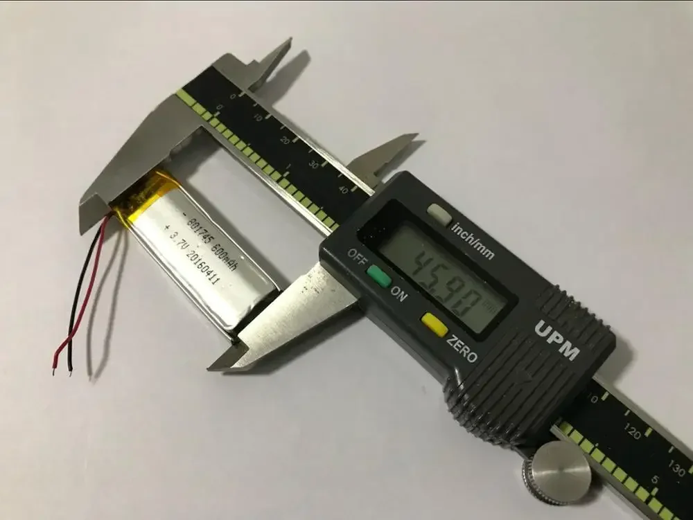 새로운 전체 용량 3.7V 폴리머 리튬 배터리 801745 700MAH GPS 장치 태블릿 PC 라인