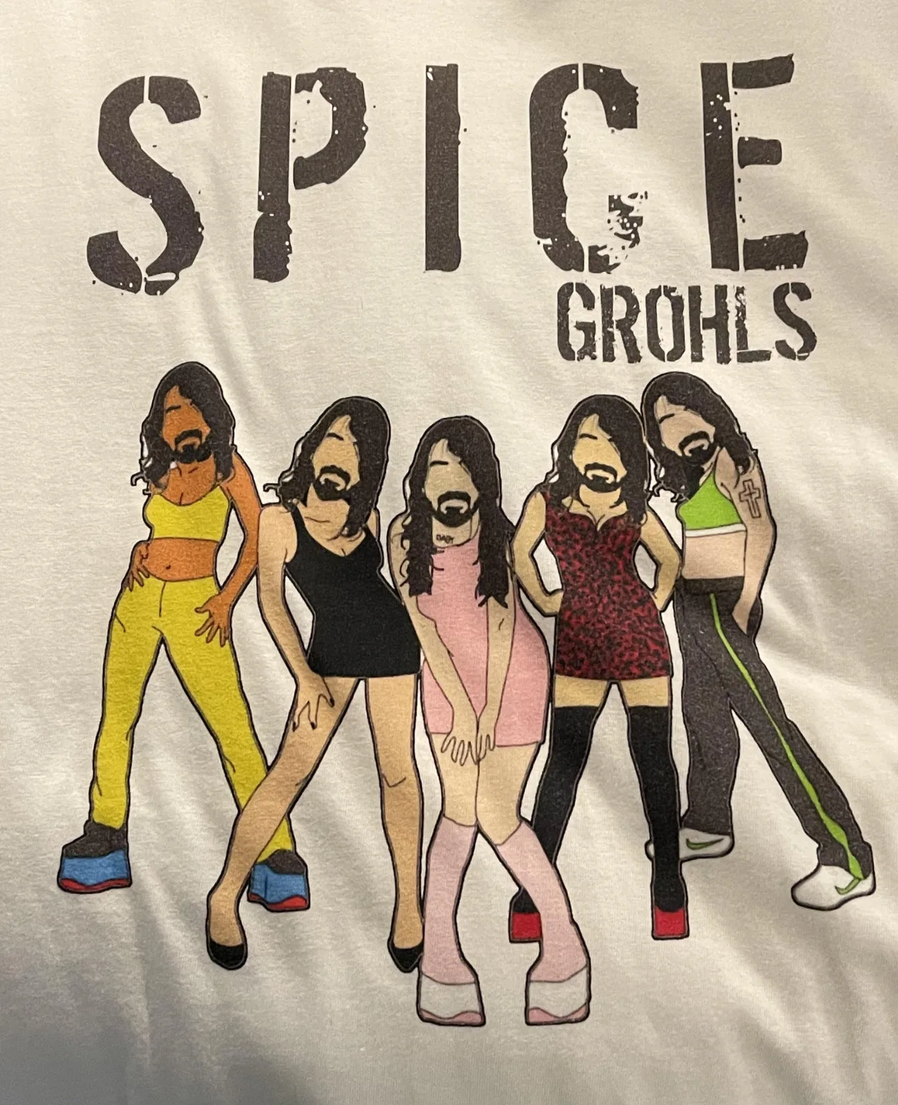 FUNNY SPICE GrohlS Dave Grohl T shirt short sleeve All sizes TA5608