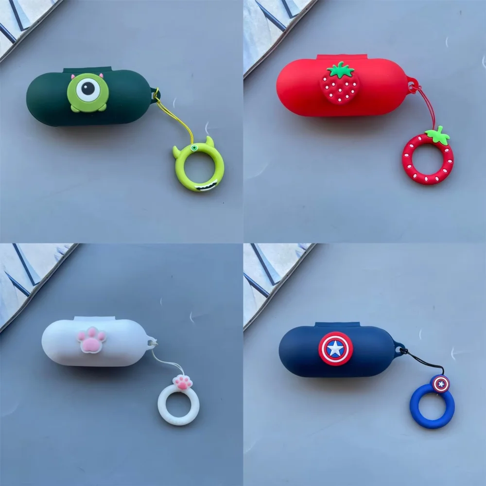 Funda Protectora de Silicona Suave con Diseño de Dibujos Animados para Auriculares Inalámbricos Bluetooth Sony WF-C500, Compatible con Sony WF-C700