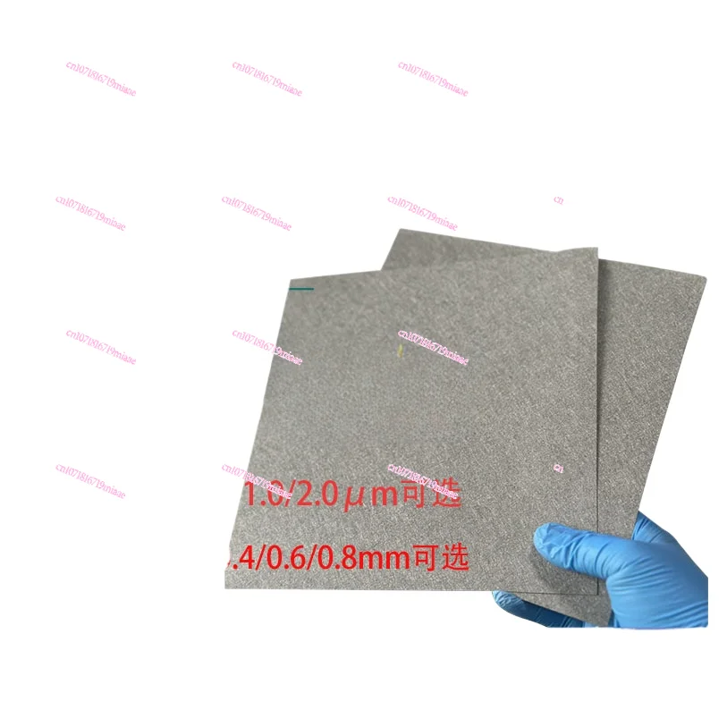 Electrolytic water plated platinum titanium felt 0.5 micron 1.0 micron coated Pt-coated Ti mesh substrate