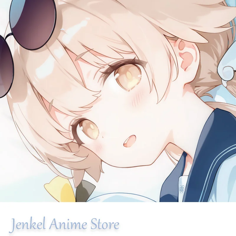 

Наволочка для дакимакуры «Blue Archive» с Аджитани Хифуми, в натуральную величину, с двусторонним принтом, чехол для подушки для тела