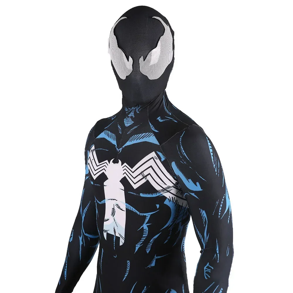 McFarlane Venom Spiderman Cosplay Costume Superhero 3D Printed Spandex Bodysuit Spidey Boys Outfits Costume Halloween Adult/Kids