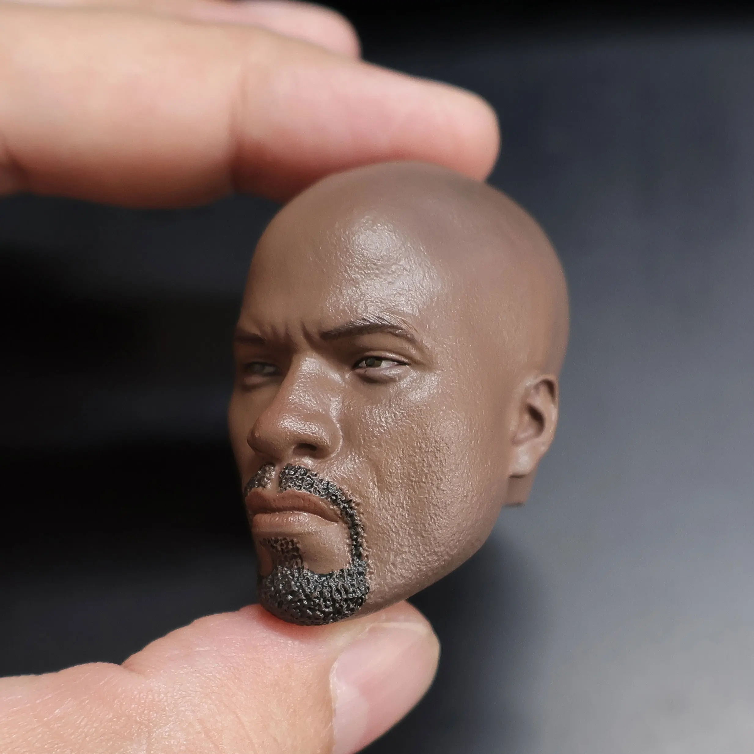 1/6 Bilancia Luke Cage Mike Colter Testa Sculpt PVC Testa Intagliare Modello Misura 12 ''Soldato Maschio Action Figure Corpo Bambole