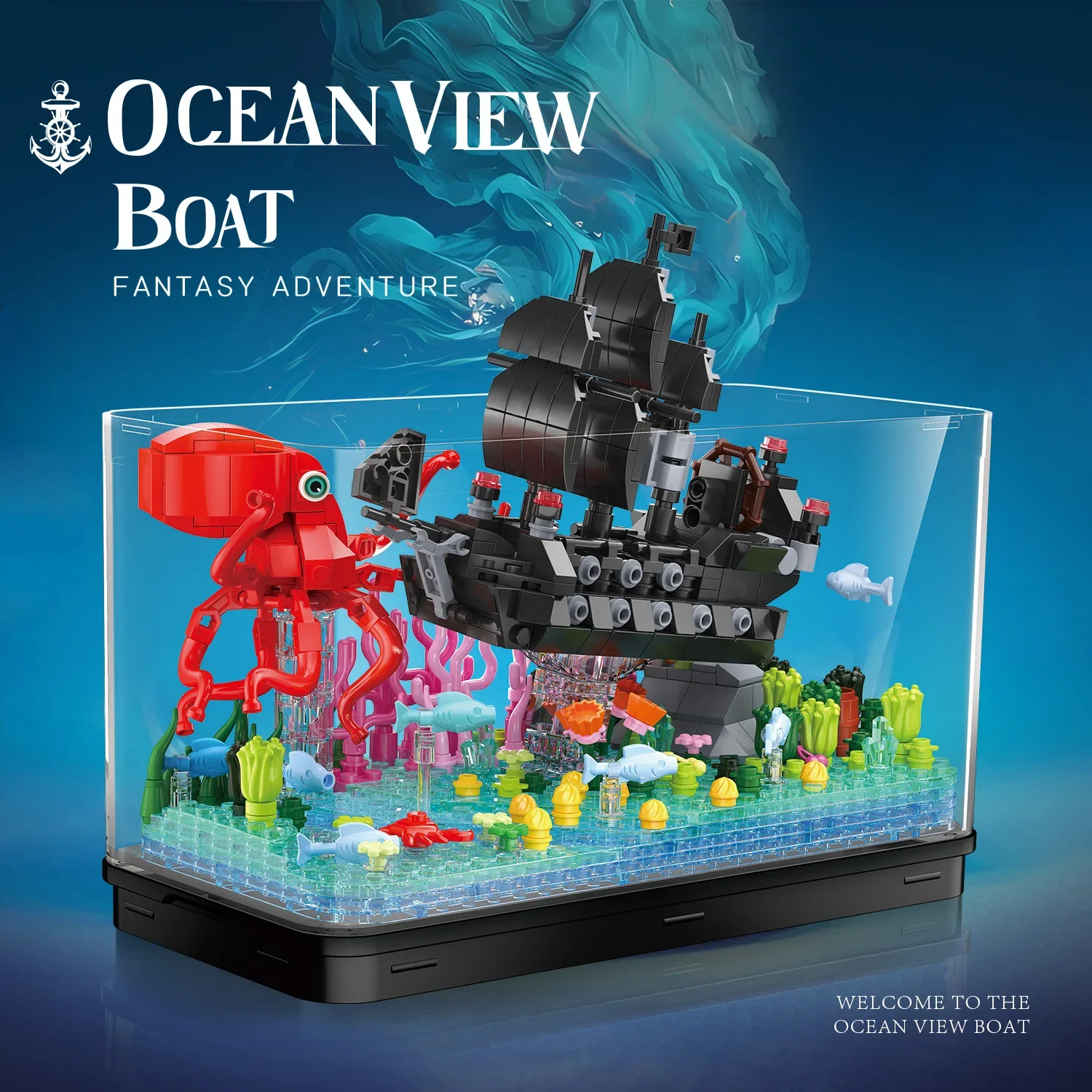 

Black Pearl Building Blocks Ship Pirate Ship Series Cruise Model Assembly Toy Desktop Ornament Boy Puzzle Toy Birthday Gift