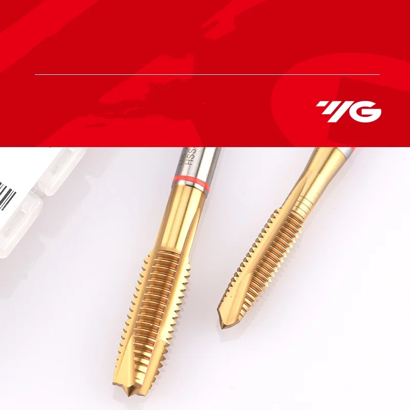1PCS YG HSS-PM Lapisan TICN Standar JIS Spiral Pointed TapTT829 M3 M4 M5M6 M8 M10 M12 Tap Ulir Sekrup Mesin Metrik