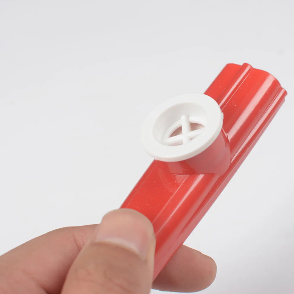 24 szt. Plastikowe Kazoos przenośne dzieci Kazoos dziecko w wieku przedszkolnym zabawki edukacyjne flety wiatr instrumenty muzyczne akcesoria Kazoos