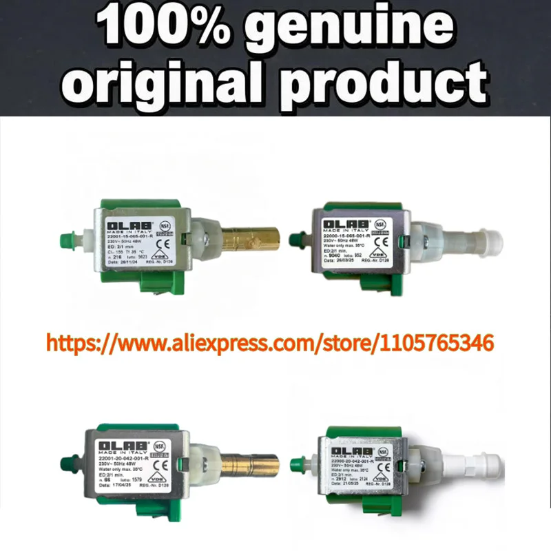 1pcs 22000-15-065-001-R 22001-20-042-001-R 22000-20-042-001-R OLAB 48W 100% Original ITALY Coffee Machine Electromagnetic Pump