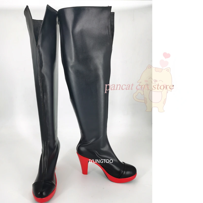 Seraph of The End  Krul Tepes Cosplay Shoes Comic Anime Game Cos Long Boots Cosplay Costume Prop Shoes for Con Halloween Party