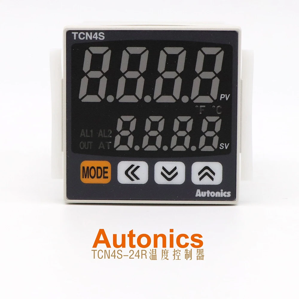 original autonics temperatura controlador duplo display entrada termometro cx6s2p2 tcn4s 24r 4848 01