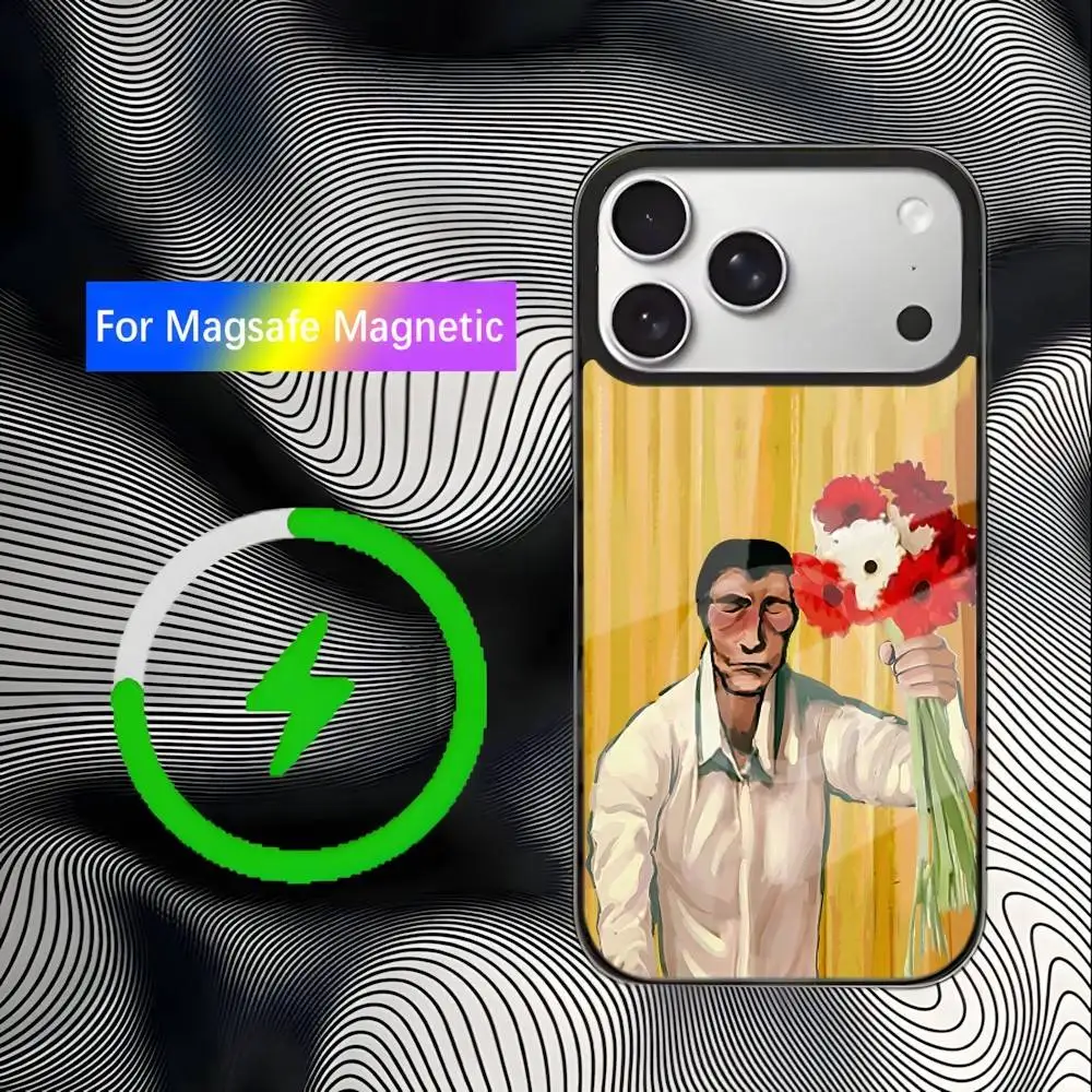 لا أنا لست حافظة هاتف ألعاب بشرية لهاتف iPhone 17,16,15,14,13,12,11,Pro,Max,Plus,Mini,SE4,E شحن لاسلكي Magsafe مغناطيسي
