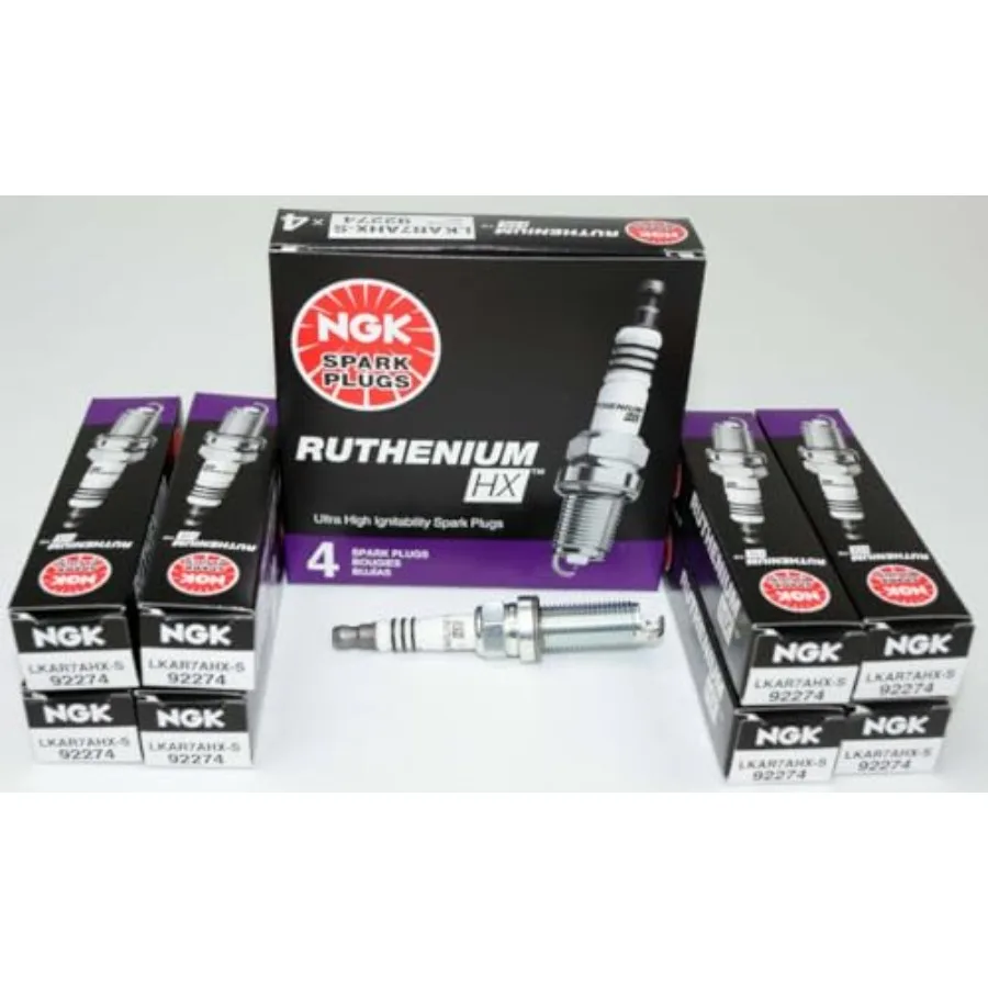 

OverstockDirect Genuine OEM 92274 Ruthenium Spark Plugs LKAR7AHXS 8 for High-Performance Engine Applications with Extended Dura