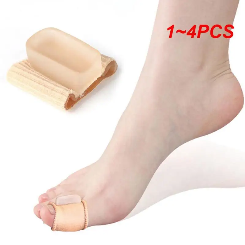 Toe Alinhamento Alisador, Silicone Toe Separator, Bunion Relief, Fácil de usar, Órteses, Alívio Da Dor Do Pé, Mais Vendidos, 1-4Pcs