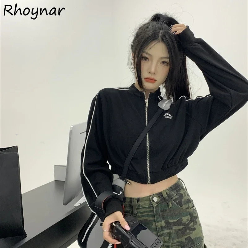 

Casual Jackets Women American High Street All-match Fashion Designed Streetwear Vintage Hotsweet Spicy Girls Outwear Aesthetic