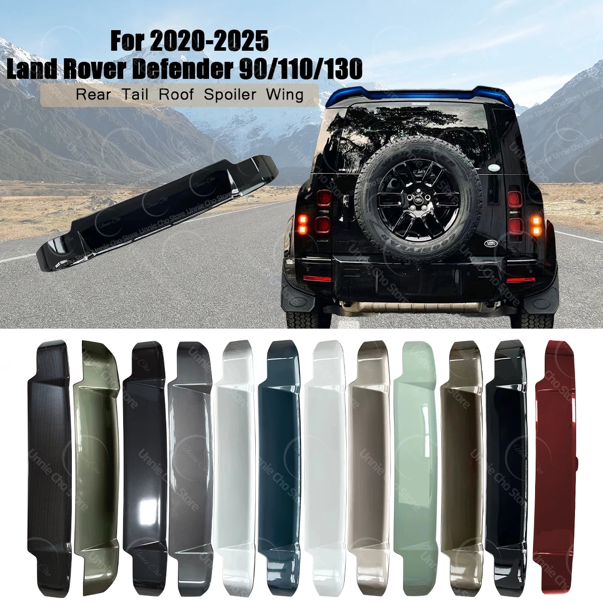 

ABS Stick Version Rear Tail Spoiler Wing for Land Rover Defender 90 110 130 Exterior Accessories 2020-2025 Multiple Color