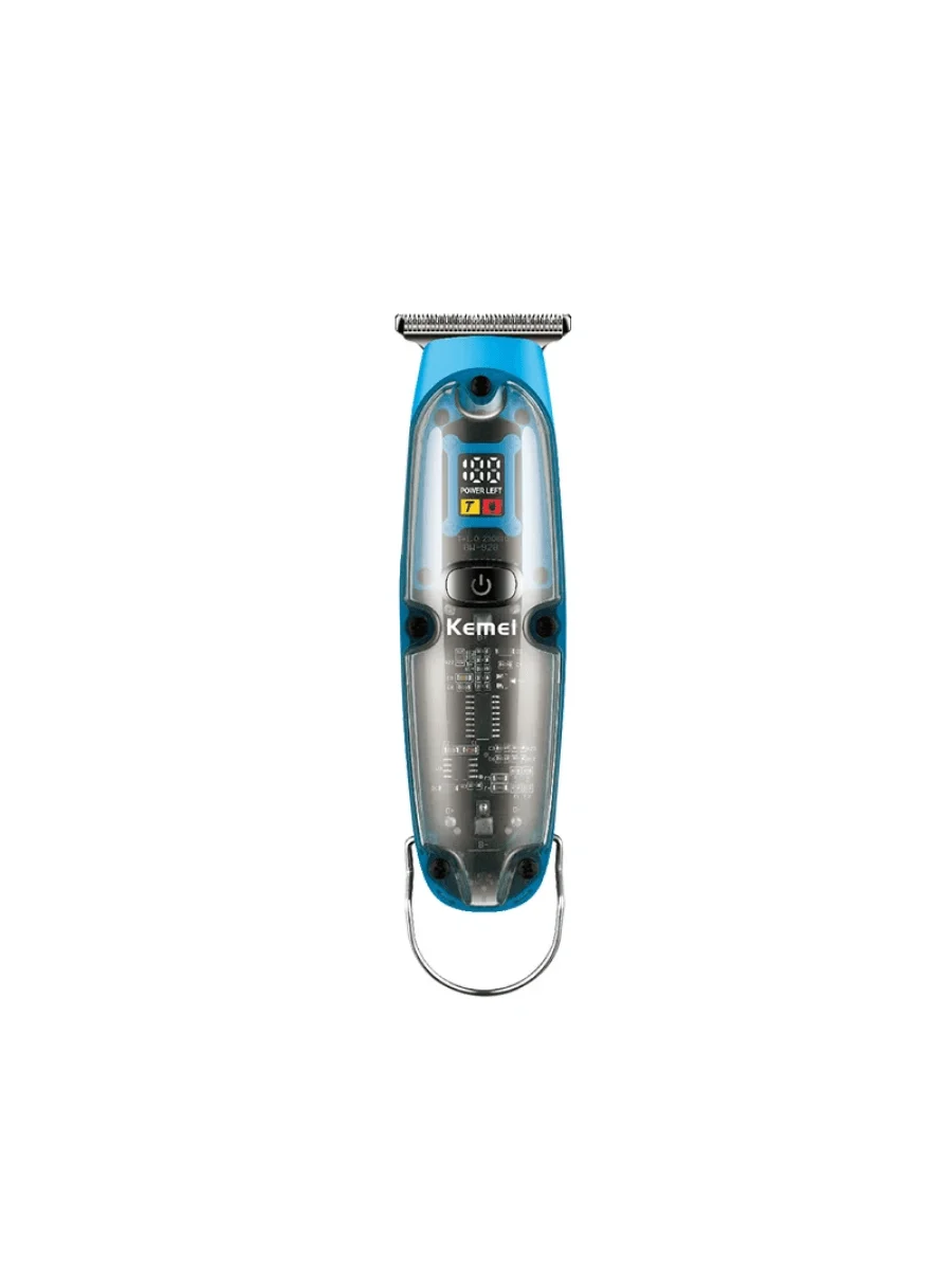 KEMEI New Arrival Professional Electric Clipper Km-2258 Transparent Fuselage Cordless Electric Cutter Clippers Trimmer