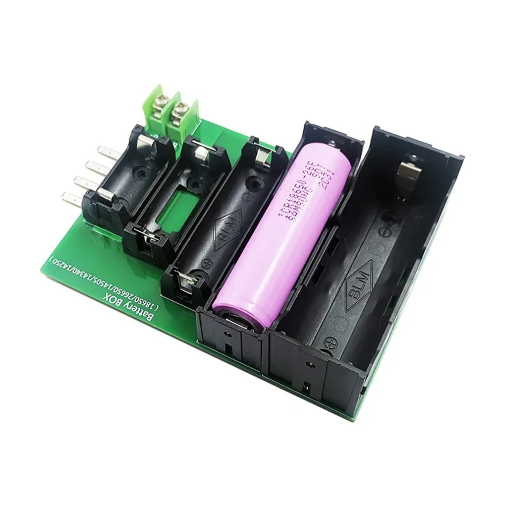 Batterijtester Case 4 & 2-draads terminal 18650 26650 14505 14340 1425 Batterijhouder Houder Testopbergdoos voor DL24P