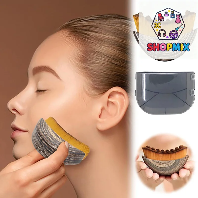Lymphatic Contour Face Brush With Box Dry Brushing Face Brush Lymphatic Drainage Massager For Face Chin Sculpting Tool