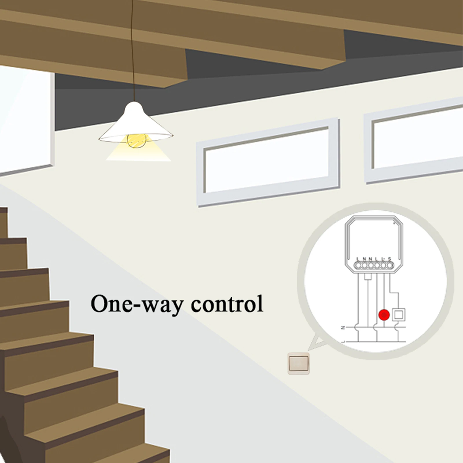 Mini Wifi Smart Switch Smart home modulo interruttore luce fai da te, telecomando Alexa Google Home voice control