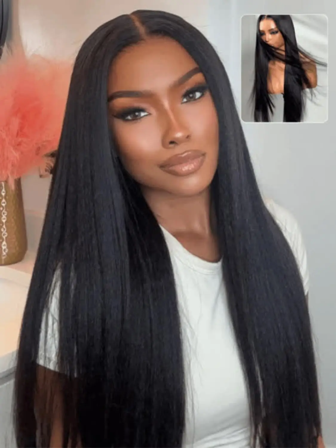 

Прямой парик с кружевной передней частью 13x4, 360-градусный кружевной фронтальный парик, 100% натуральные бразильские человеческие волосы, парики с регулируемым шнурком 5x5, без клея, предварительно выщипанные