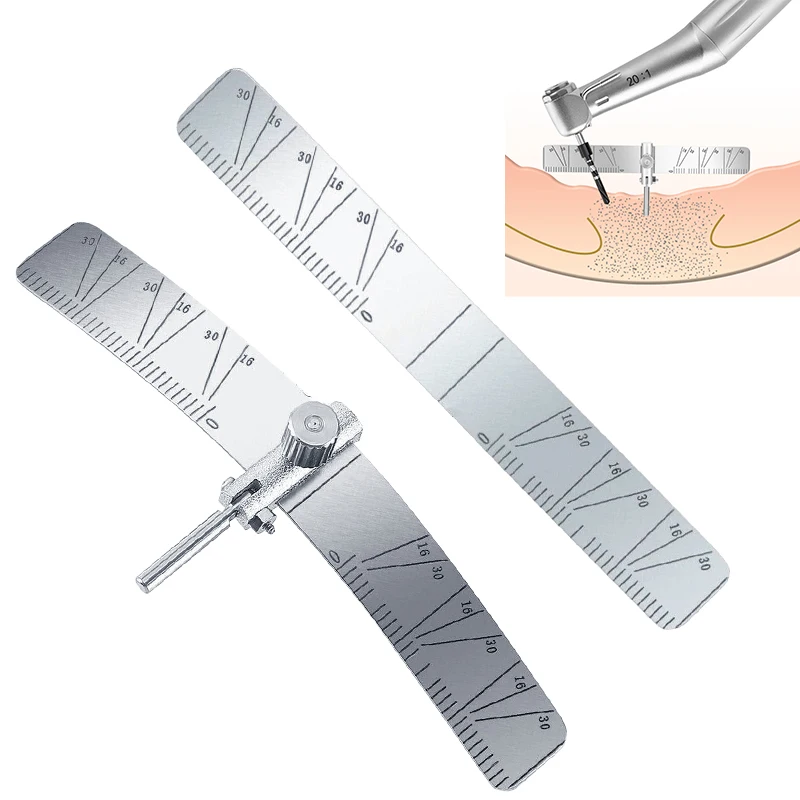 Autoclavable Dental Implant Tool Implant Locating Guide Surgical Planting Positioning Locator Angle Ruler for Dentist
