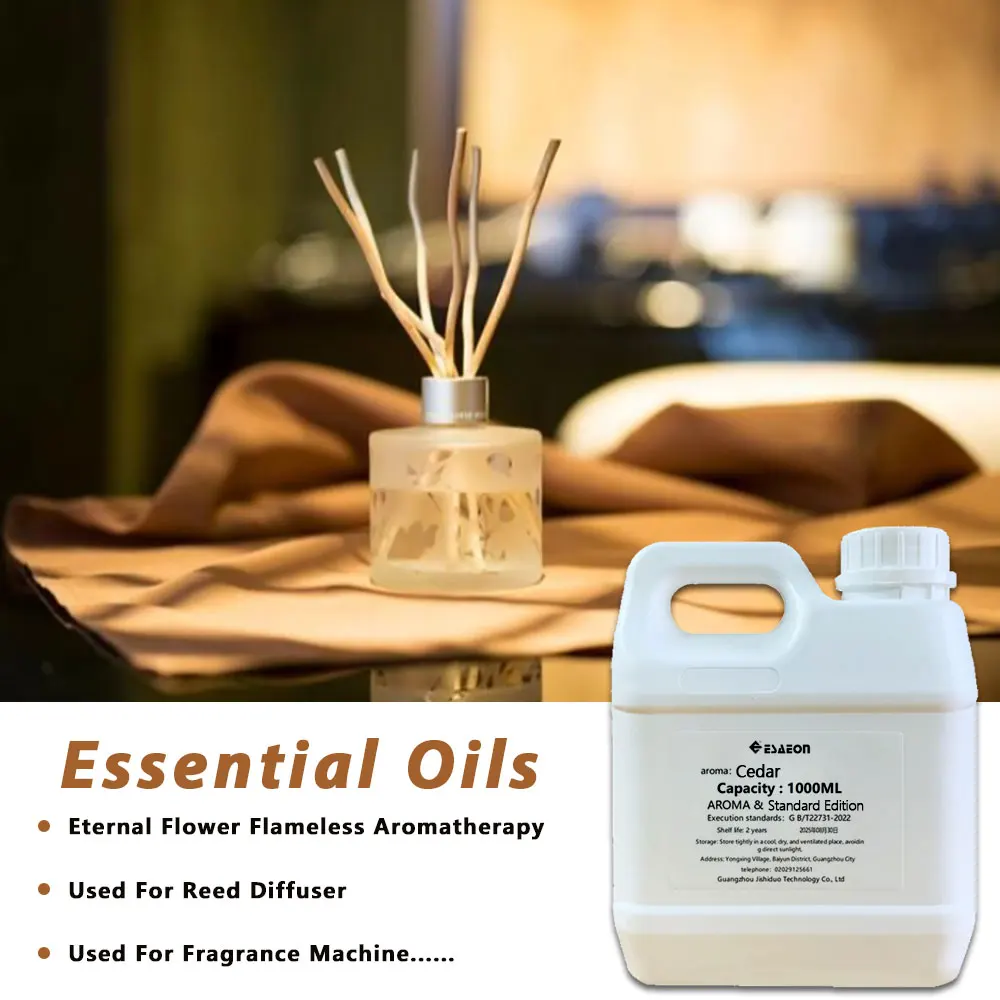 ESAEON1000ml-Freesia/Chamomile Essential Oil-Aroma Diffuser Supplement Liquid, For Reed Diffuser & Two Fluid Aroma Diffusers