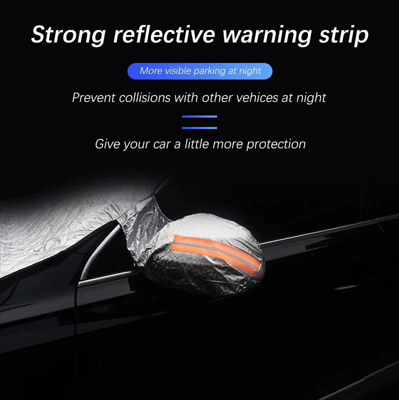 غطاء ثلج للسيارة الفاخر لسيارة Volkswagen VW Tiguan MK - واقي زجاج أمامي شتوي ممتد وسميك لحماية الصقيع والثلج