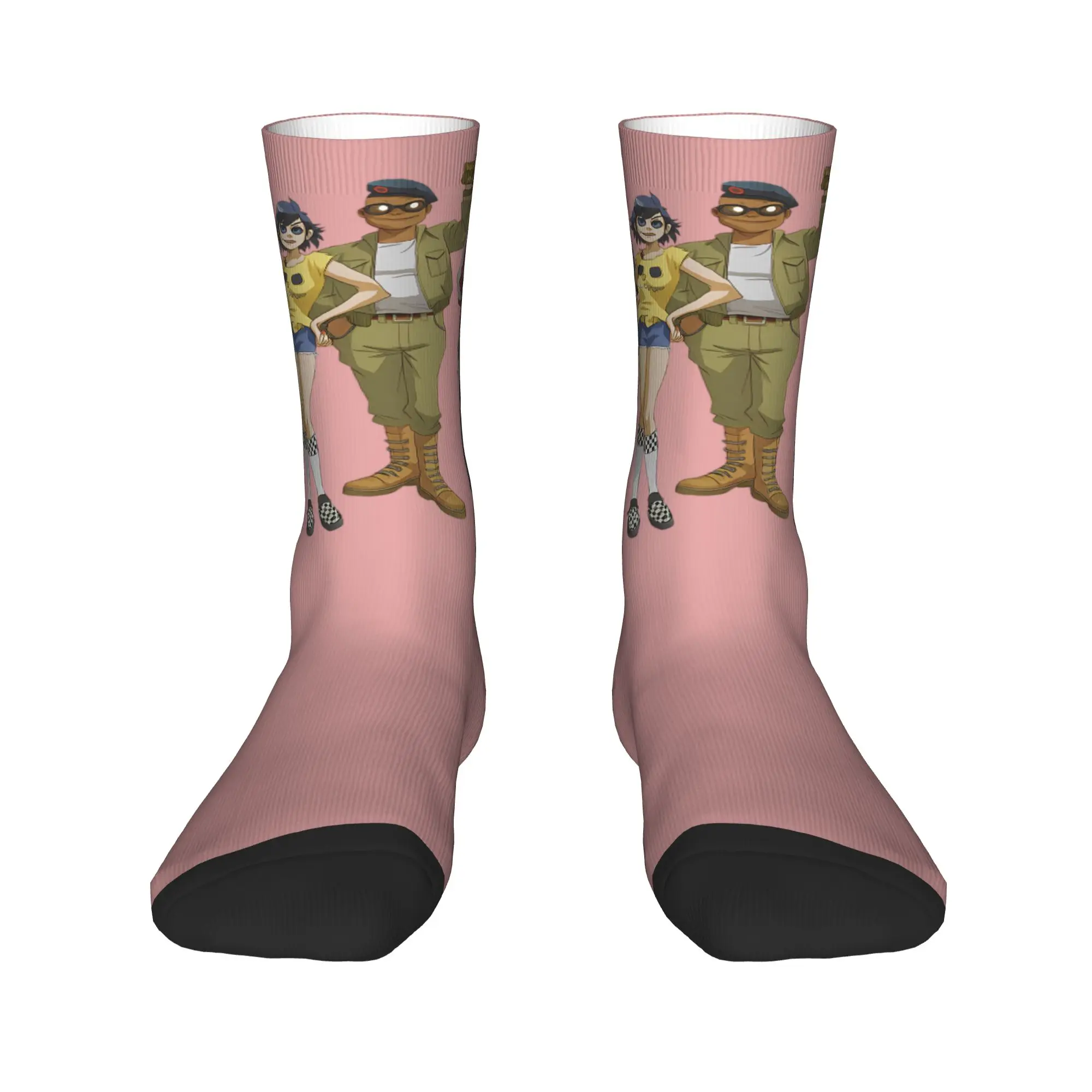 جوارب Gorillaz جوارب جرافيك مضادة للعرق للرجال جوارب رياضية خارجية مضحكة للخريف عالية الجودة