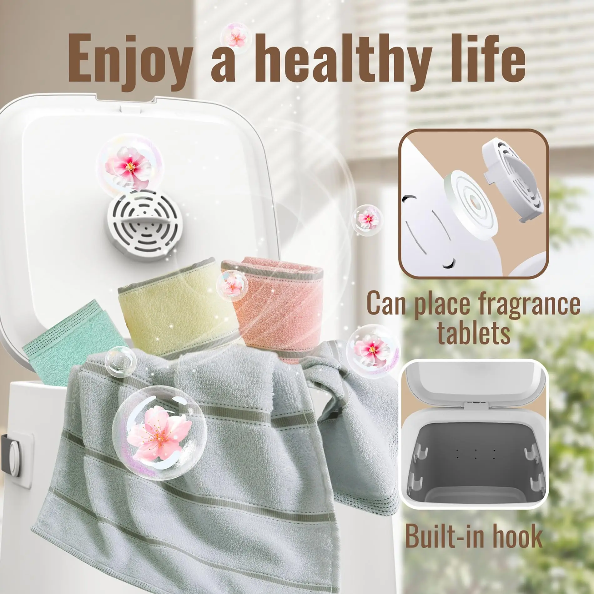

Timer-Controlled 16L Rapid Heat-Up Towel Warmer Bucket 5-Min Fast Heating Hot Towel Bucket for Salon