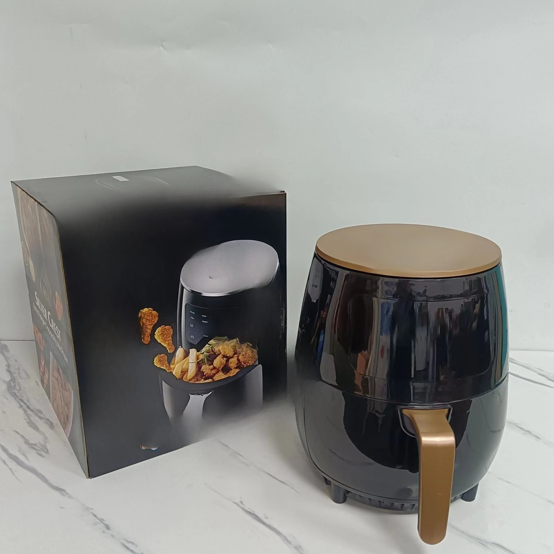 

Multifunctional smart touch screen oven large capacity electric fryer French fries machine air fryer