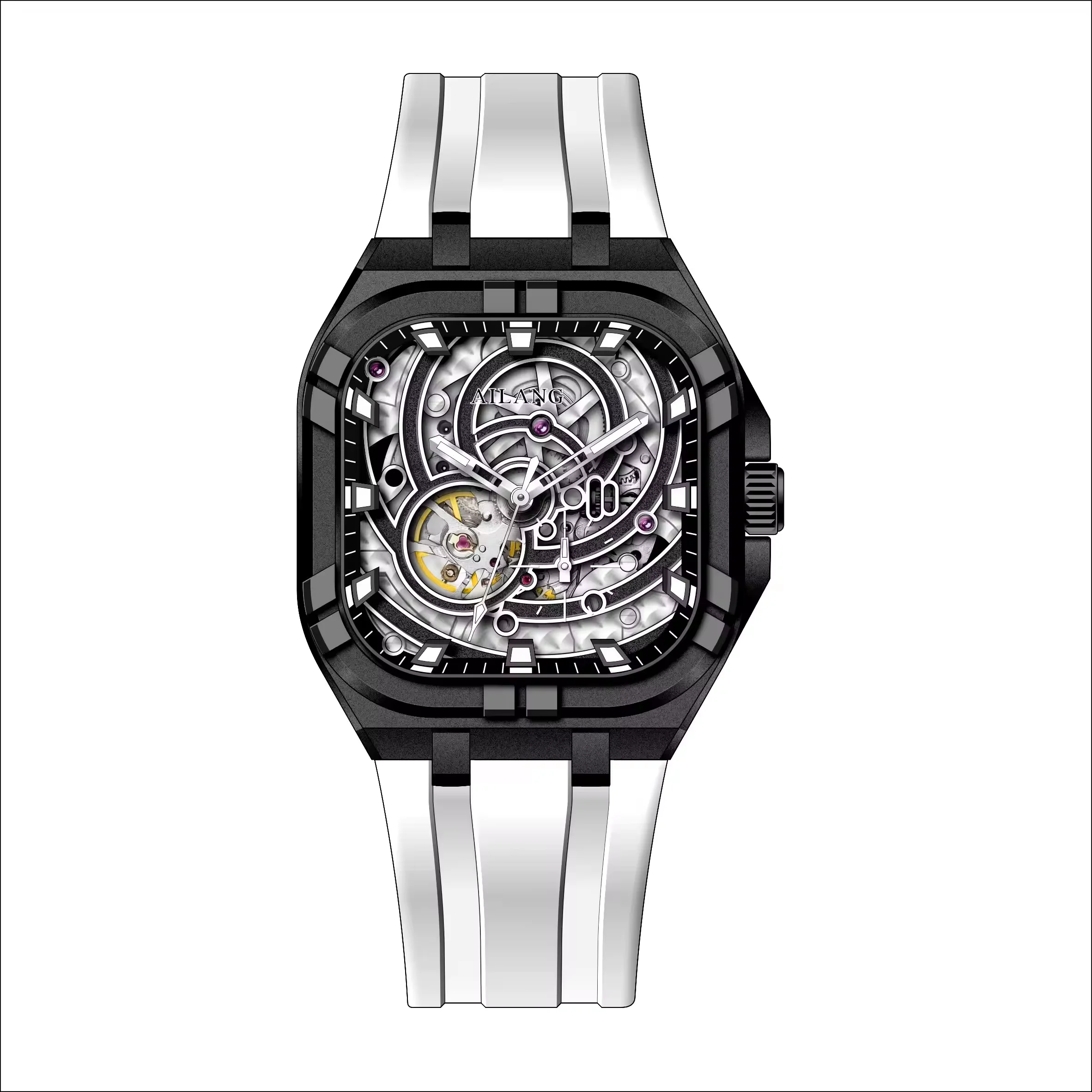 High Quality Newest Customized - Skeleton Mechanical Watch 评论和价格