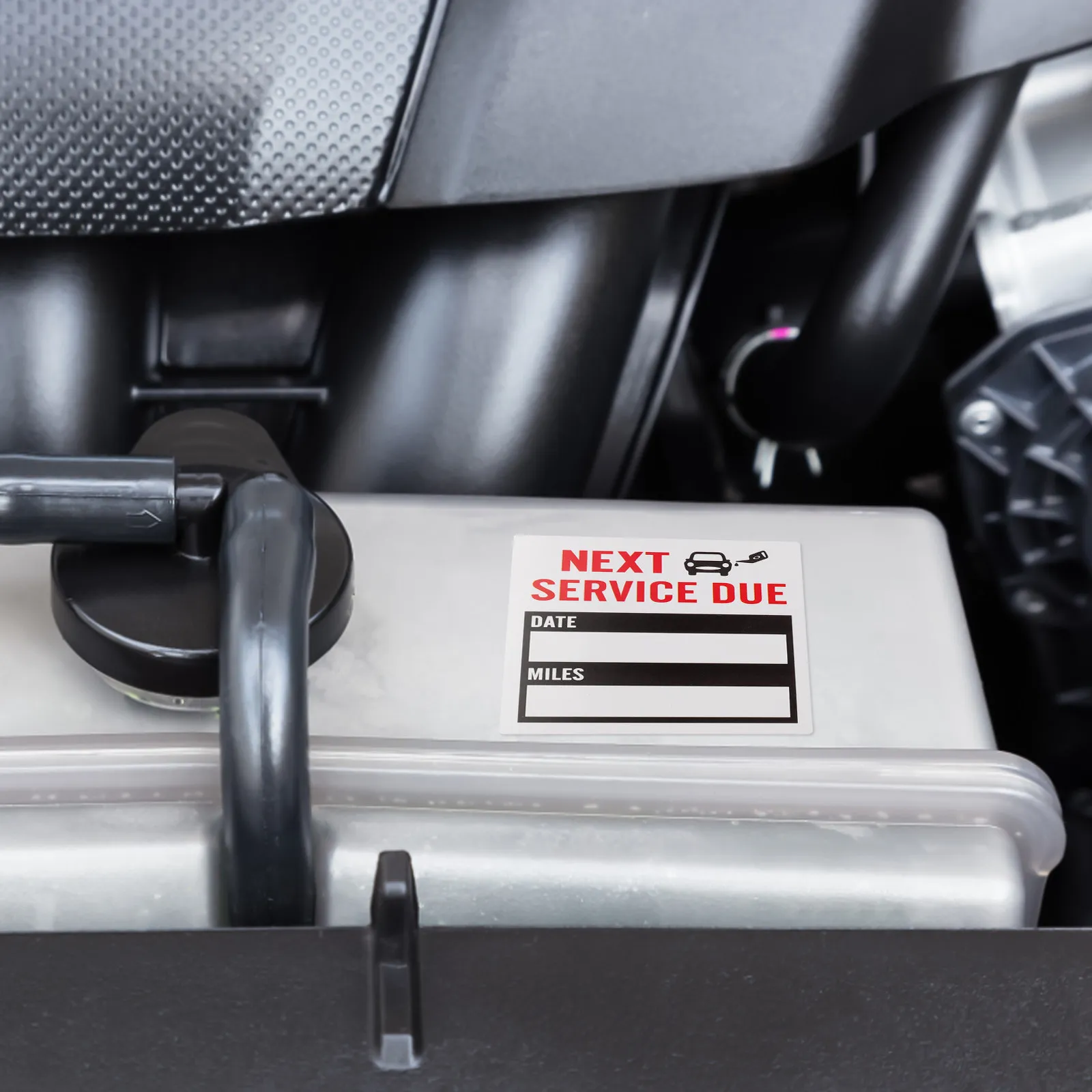 Car Oil Change Service Sticker Roll Maintenance Reminder Label Adhesive Removable Window Sticker for Auto Service Due Date