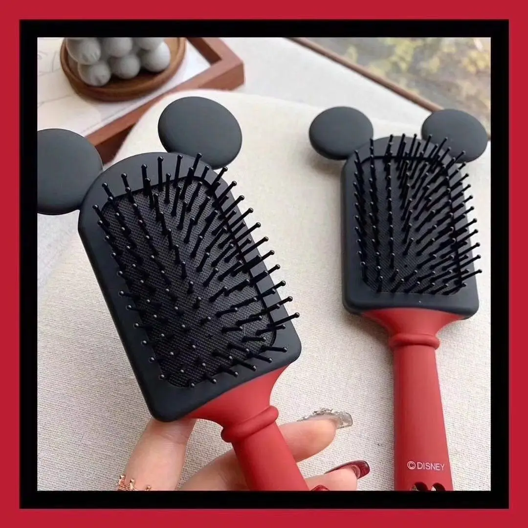 Disney Mickey Animation Cartoon Cute Airbag Comb Creative Personality Kawaii Anti-static Massage Hair Styling Comb Holiday Gift