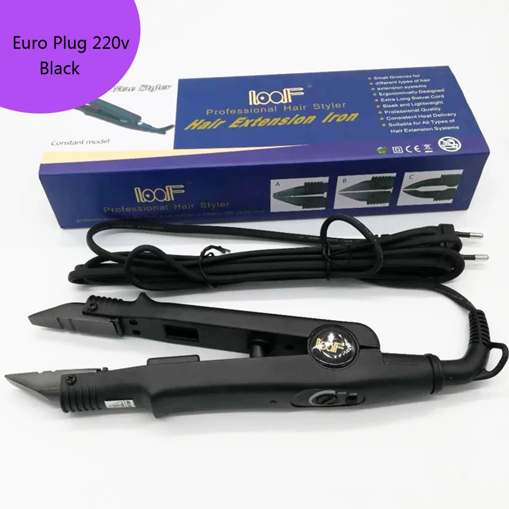 L611A/B /C Adjustable Extension Tongs 1Pcs Fusion Iron Hair Connectors Keratin Bonding  Keratin Welding Machine Hair salonTool